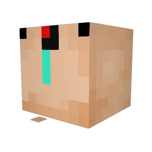 PootySlayer Minecraft avatar head, 3D render