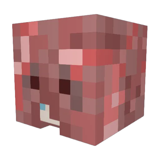 Pop_a_squat Minecraft avatar head, 3D render