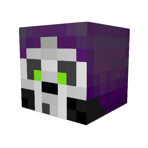 Popcorn3131 Minecraft avatar head, 3D render