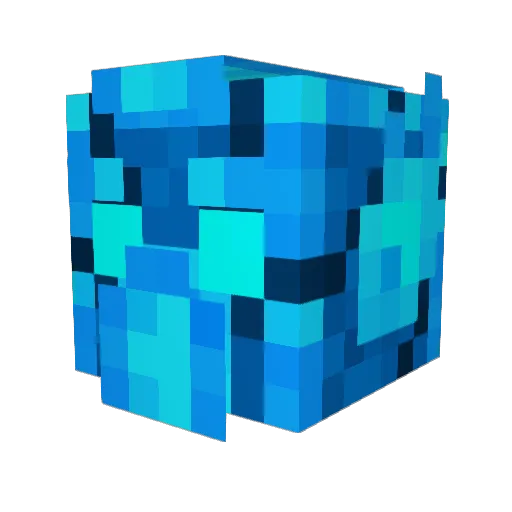 Popcorn92 Minecraft avatar head, 3D render