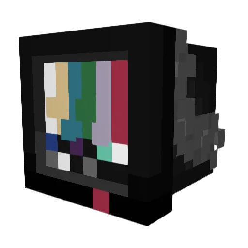 Popcornzy Minecraft avatar head, 3D render