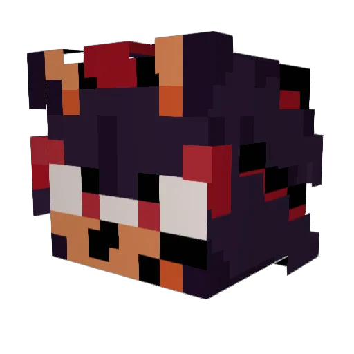 Popcrocks02 Minecraft avatar head, 3D render