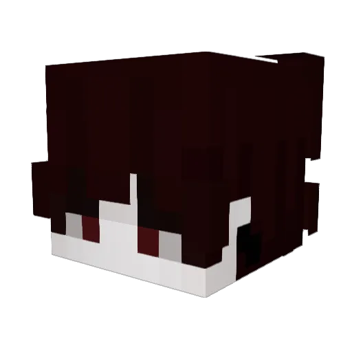 PopeCreature Minecraft avatar head, 3D render