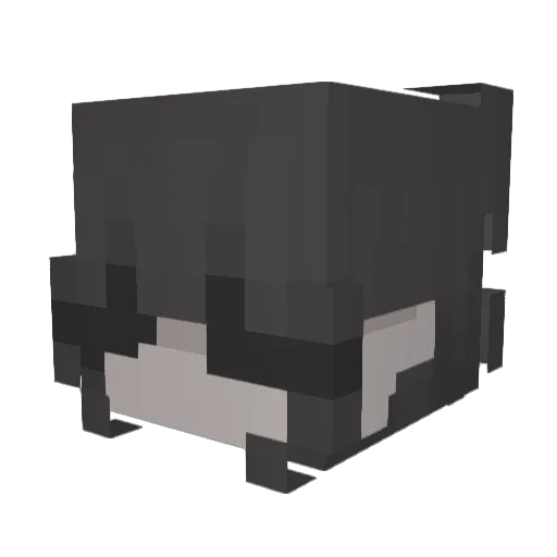 Popity Minecraft avatar head, 3D render