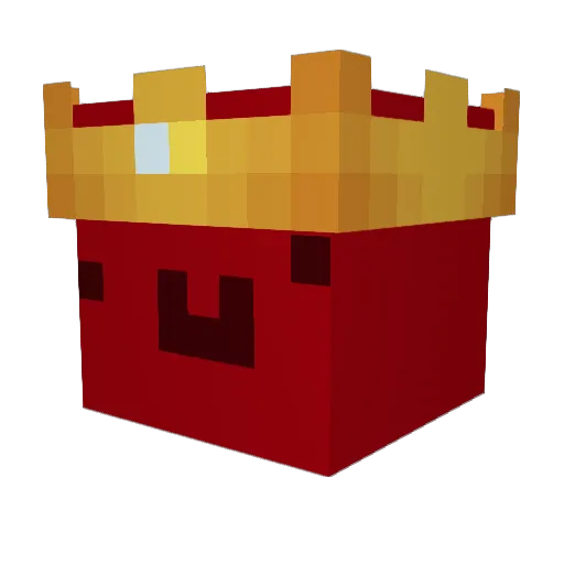 PopoBenzibulle Minecraft avatar head, 3D render