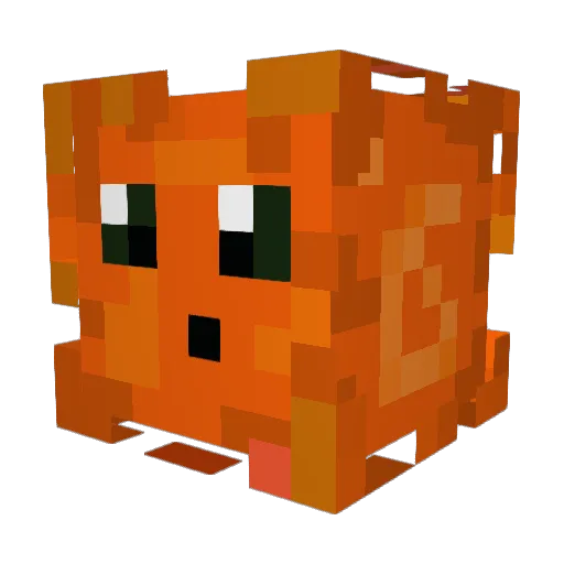 PopoJozzi Minecraft avatar head, 3D render