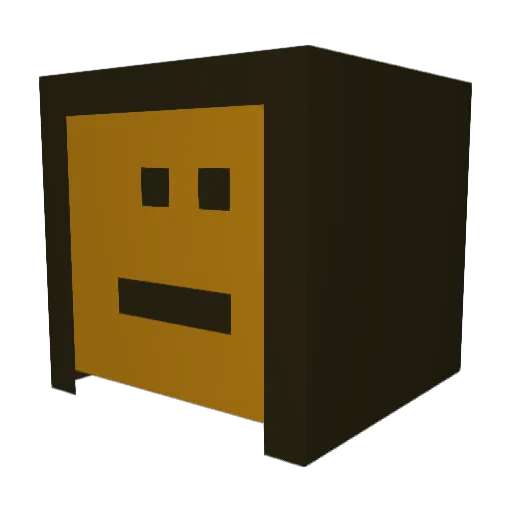 Poporitz Minecraft avatar head, 3D render