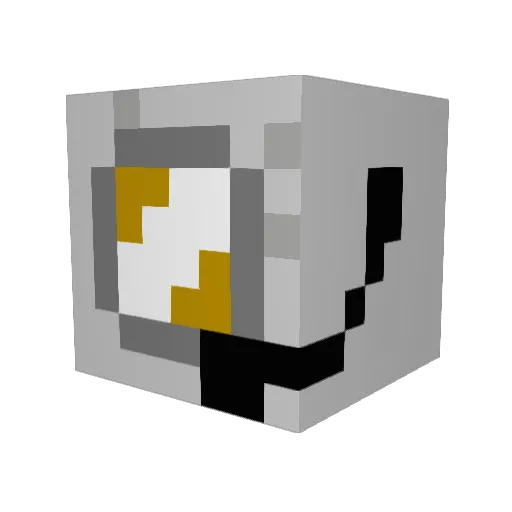 Poppy1116 Minecraft avatar head, 3D render