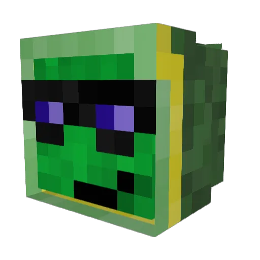 PoprostuLisu Minecraft avatar head, 3D render