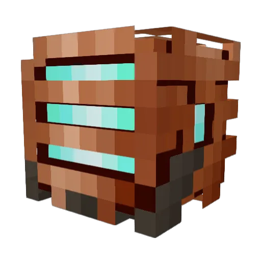 Popsiclese Minecraft avatar head, 3D render