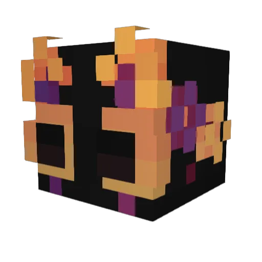 PoptartKittyTime Minecraft avatar head, 3D render
