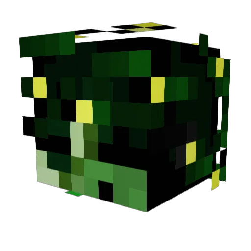 Poptiger2 Minecraft avatar head, 3D render