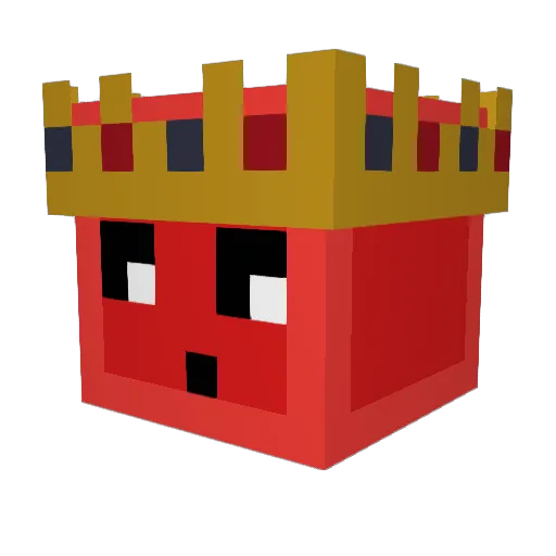 PopulationZer0 Minecraft avatar head, 3D render