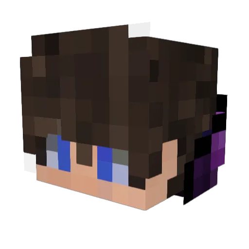 Poradni Minecraft avatar head, 3D render