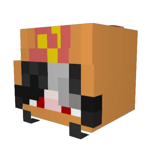 Minecraft-Avatar von PorkWiener_: Kopf als 3D-Render