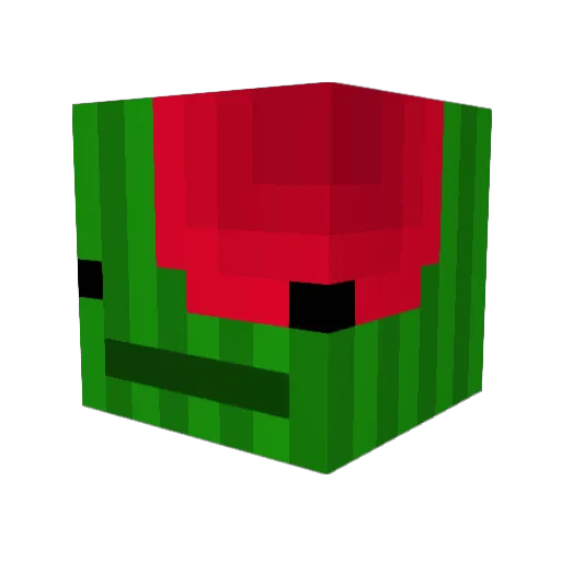 Pork_Cupine Minecraft avatar head, 3D render