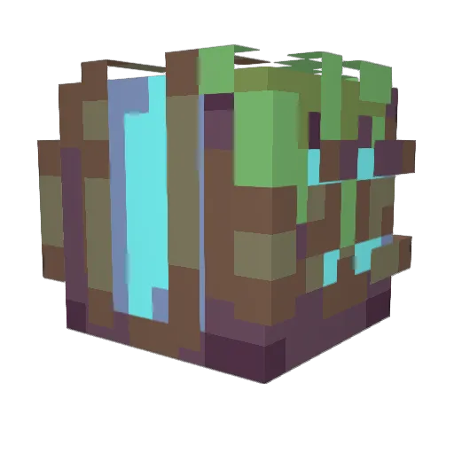 PorkrollEggChz Minecraft avatar head, 3D render