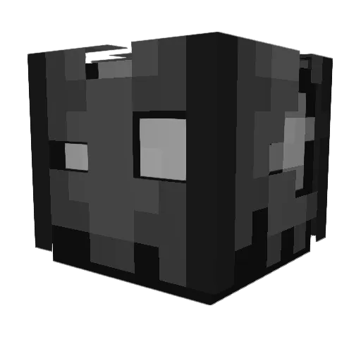 Porphyr Minecraft avatar head, 3D render
