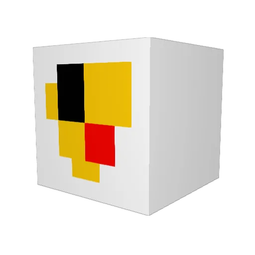 Porsche_Fan Minecraft avatar head, 3D render