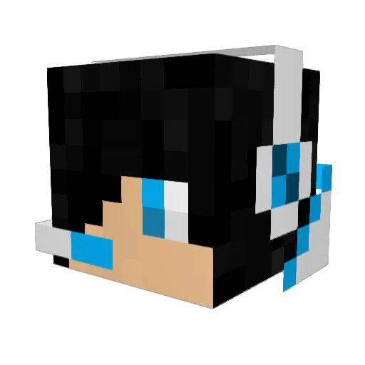 Porsuk35 Minecraft avatar head, 3D render