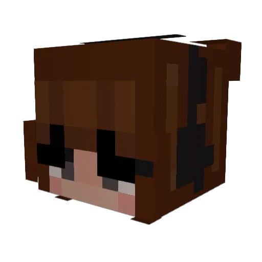 PortTheGod Minecraft avatar head, 3D render