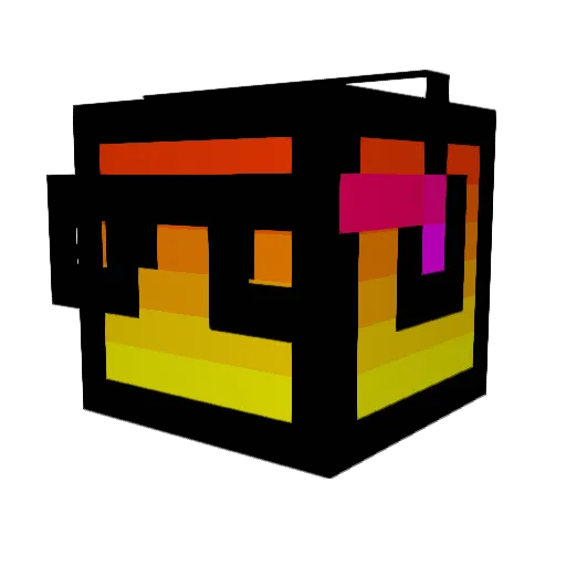 PortaCole16 Minecraft avatar head, 3D render