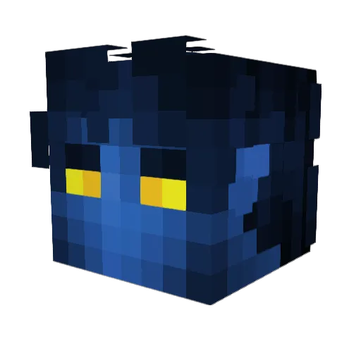 Portal141 Minecraft avatar head, 3D render