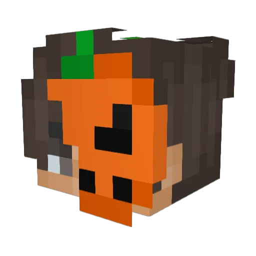 Portal2014 Minecraft avatar head, 3D render