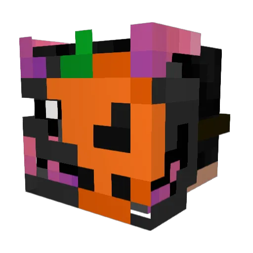 PortalAtom71204 Minecraft avatar head, 3D render