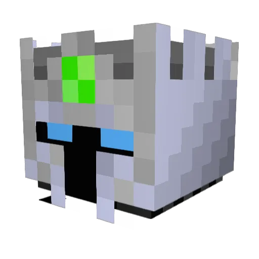 PortalNinjaX Minecraft avatar head, 3D render