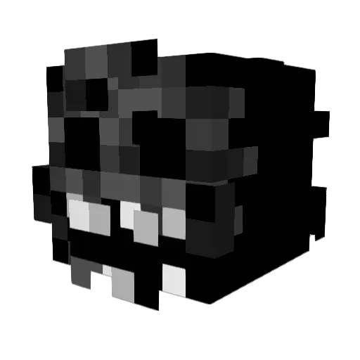 PortalPirate Minecraft avatar head, 3D render