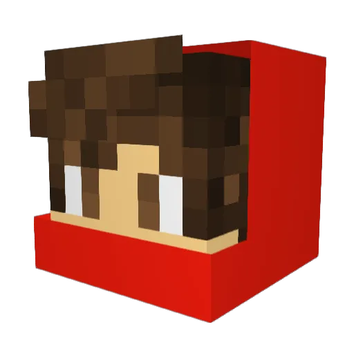 Portalhack1123 Minecraft avatar head, 3D render
