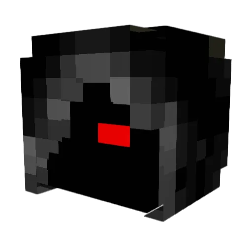 Portanna Minecraft avatar head, 3D render