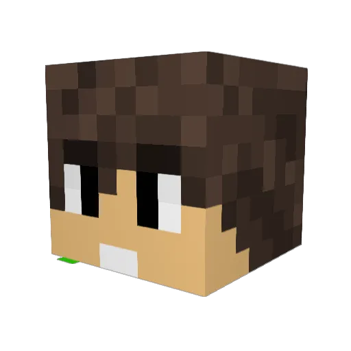 Portillo_713 Minecraft avatar head, 3D render