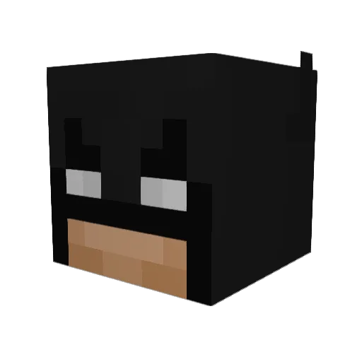 Portler98 Minecraft avatar head, 3D render