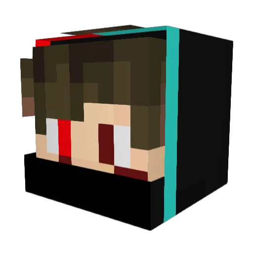 Portugas_D_Marco Minecraft avatar head, 3D render