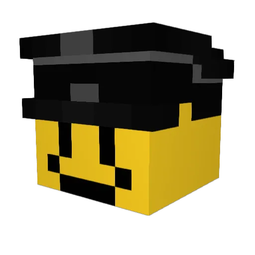 PortugueseMuffin Minecraft avatar head, 3D render