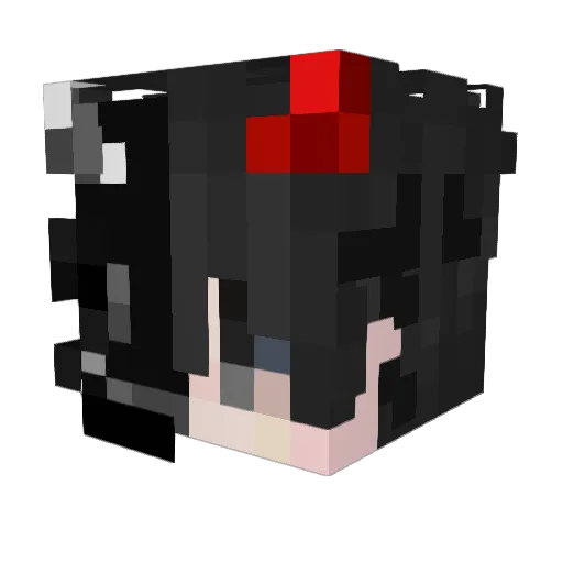 PosKonchik Minecraft avatar head, 3D render
