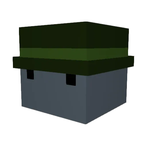 PosWah Minecraft avatar head, 3D render