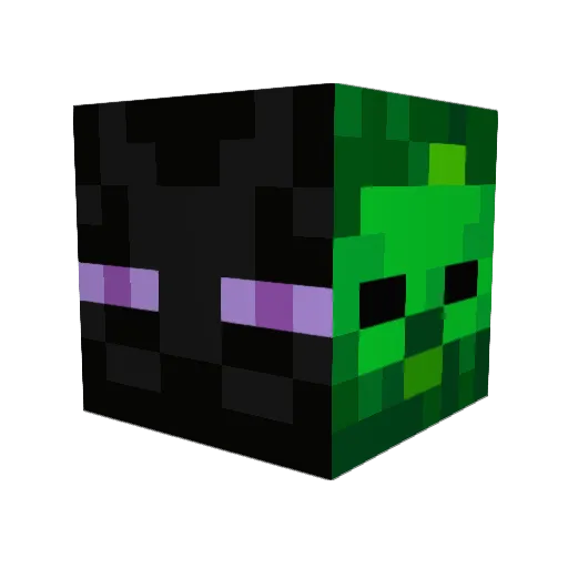 Poseidon320 Minecraft avatar head, 3D render