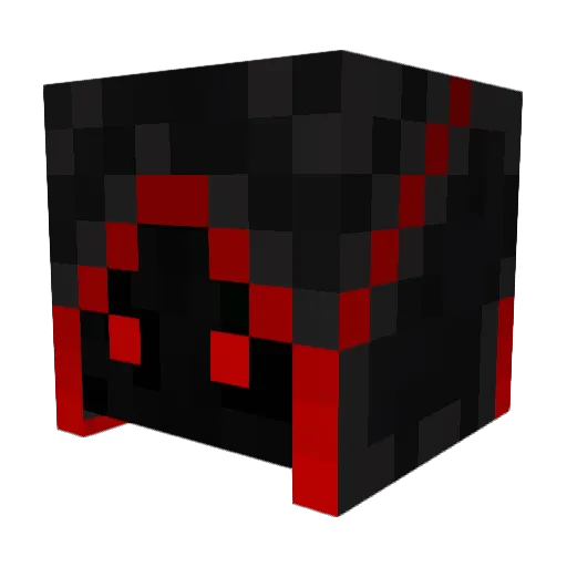 Poseidonixx Minecraft avatar head, 3D render
