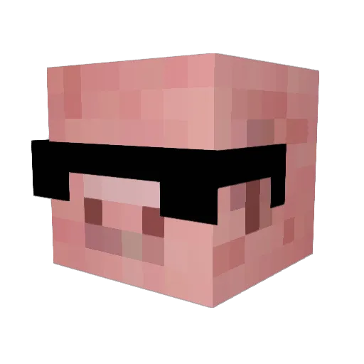 Poseidonus Minecraft avatar head, 3D render