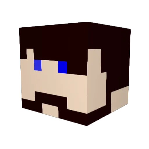 Posh_Skeleton Minecraft avatar head, 3D render