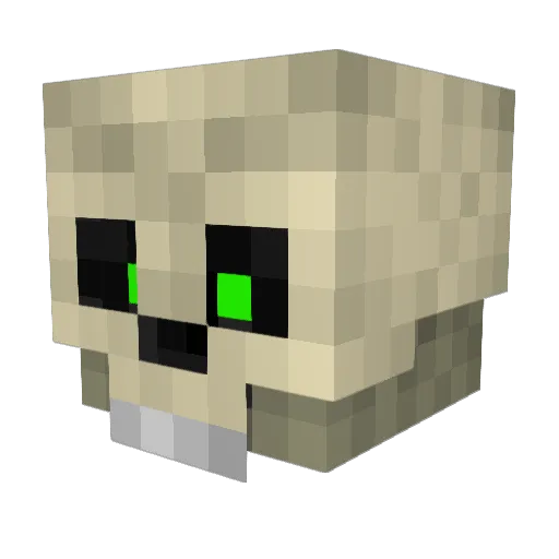 Posh_dog Minecraft avatar head, 3D render