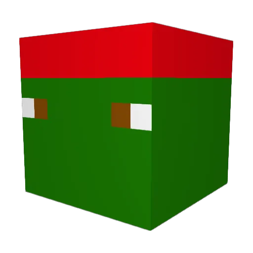 Positimothy33 Minecraft avatar head, 3D render