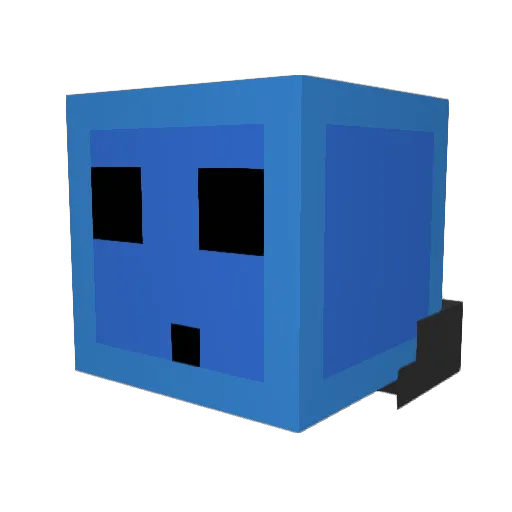 PositiveSlime Minecraft avatar head, 3D render