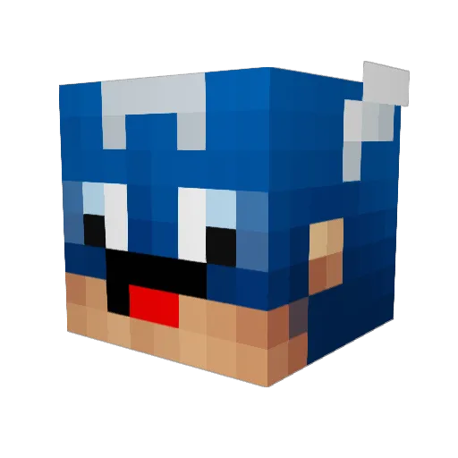 PositiveVibes911 Minecraft avatar head, 3D render