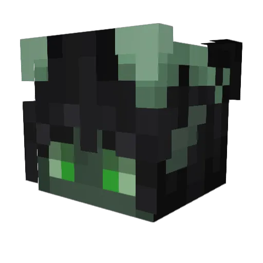 PossessedNoodle Minecraft avatar head, 3D render