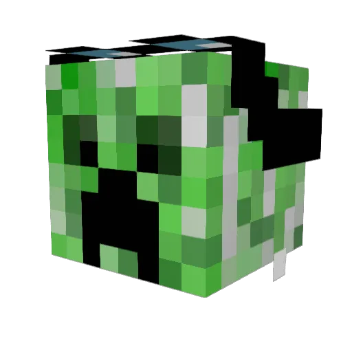 PossibleARCHER Minecraft avatar head, 3D render