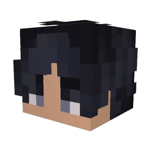 PossibleDilemma Minecraft avatar head, 3D render